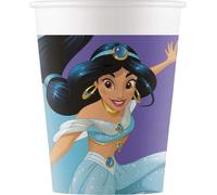 Princesse Jasmin Gobelet Décoration de table 8 pièces multicolores 200ml