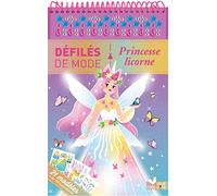 Princesse licorne - bloc à spirale