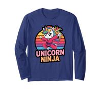 Princesse Licorne Ninja Anniversaire Fille Fille Fille I Like Pink Team Manche Longue