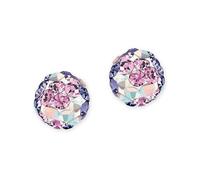 Prinzessin Lillifee Boucles d'oreilles en argent 925 Sterling pour filles Enfants, avec Preciosa, 0,4 cm, Argent, Livré dans une boîte cadeau de bijoux, 2013162