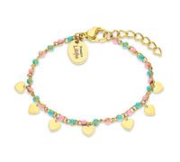 Princesse Lillifee 2033365 Bracelet pour fille Coeur Acier inoxydable Or 14 cm