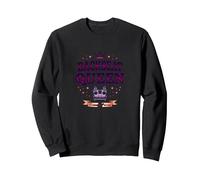 Princesse Passager: Siège arrière Queen Royal Road Trip Sweatshirt, Unisexe pour Adultes, Noir, S