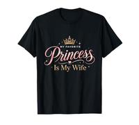 Princesse préférée est ma Femme Couple Romantique Mariage Humour T-Shirt