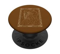 Princesse Reine étoilée à Minuit avec Poignard et hénin PopSockets PopGrip Adhésif