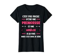 Princesse Super Amélie fille prénom Humour Amélie T-Shirt