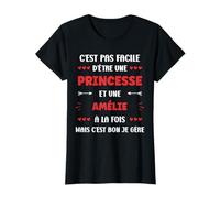 Princesse Super Amélie fille prénom Humour Amélie T-Shirt