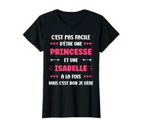 Princesse Super Isabelle fille Humour prénom Isabelle T-Shirt