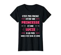 Princesse Super Lucie fille Humour prénom Lucie T-Shirt