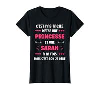 Princesse Super Sarah fille prénom Humour Sarah T-Shirt