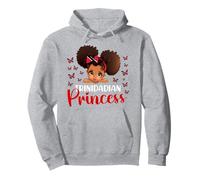 Princesse Trinidadienne Trinidad et Tobago Noir Filles Enfants Sweat à Capuche