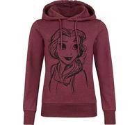 Princesses Disney Belle Femme Sweat-Shirt à Capuche Rouge chiné XXL