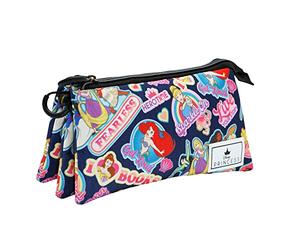 Princesses Disney Fearless-Trousse Triple HS, Multicolore