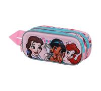 Princesses Disney Kind Trousse 3D Double, Rose Rose