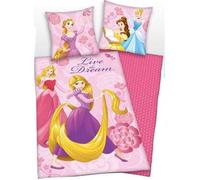 PRINCESSES-DISNEY- PARURE DE LIT- HOUSSE DE COUETTE 140X200 CM + TAIE - 63X63 CM-NEUF
