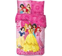 PRINCESSES-DISNEY- PARURE DE LIT- HOUSSE DE COUETTE 140X200 CM + TAIE - 63X63 CM-NEUF-COTON.