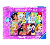 Ravensburger - Puzzle Disney Princess, Collection Giant Sol - Idée Cadeau pour Enfants 6 Ans - Jeu éducatif et Stimulant - 125 pièces géantes - 70 x 50 cm