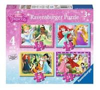 Princesses Disney Puzzle 4x1 - 12-16-20-24 pièces G