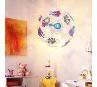 Filles suspendus projecteur château couronne robe lampe enfants salle de jeux boule luminaire Globo 15734