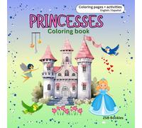Princesses Magic Coloring Book: Inspiring Princesses with Positive Affirmations & Values for Girls Ages 4-10