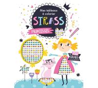 Princesses - Mes tableaux strass à colorier