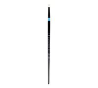 Princeton Aspen, Glare-Free Indoor/Outdoor Brush for Acrylic & Oil, Series 6500S Short Round Pointed Synthetic, Size 4 (P6500SR4)