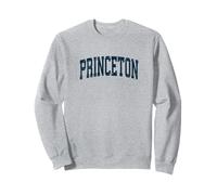 Princeton New Jersey NJ Vintage Athletic Sports Design Bleu Marine Sweatshirt