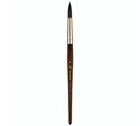 Princeton Pinceau d'artiste Neptune, pinceaux pour aquarelle série 4750, écureuil synthétique rond, taille 0