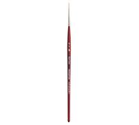 Princeton Velvetouch Artiste, Mixed-Media Brush for Acrylic, Watercolor & Oil, Series 3950 Short Liner Luxury Synthetic, Size 10/0