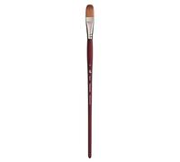 Princeton Velvetouch Jenna Rainey Blooms Pinceau long manche Taille 12 Pinceaux professionnels pour techniques mixtes Acrylique Huile