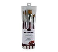 Princeton – Set de pinceaux Velvetouch Professionnel, 4 pinceaux