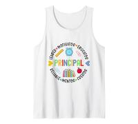 Principal, Leader, motivateur, Joli Graphique, Premier Jour d'école Débardeur