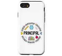 Principal Leader Motivator Cool Graphic Premier Jour d'école Coque pour iPhone SE (2020) / 7/8