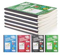 Principal Lines Lot de 12 carnets de composition primaire avec demi-page lignés - Journal primaire de classe K-2 pour enfants - Fournitures scolaires à domicile pour étudiants, 24,8 x 19,1 cm, 200