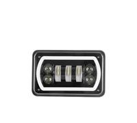 Principal Phare Pour Ford Pour Mustang 1979-1993 4x6 Pouces Phares À LED Phare Rectangulaire H4651 H4652 Avec Feu De Jour/clignotant Feux Avant(1 piece)