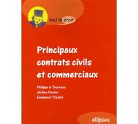 Principaux contrats civils et commerciaux - Letourneau - Ellipses - broché - Etude
