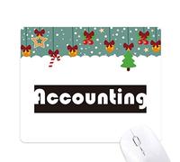 principaux cours et comptabilité noir tapis de souris en jeu - office mat noël