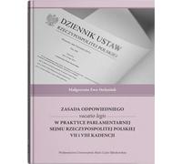 Principe de la vacatio legis appropriée dans la pratique parlementaire de la Diète de la République de Pologne des 7e et 8e législatures