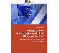Principe De Non-Discrimination En Droit De L''union Européenne