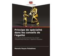 Principe De Spécialité Dans Les Conseils De L'égalité