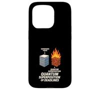 Principe d'incertitude du Chat Meme Schrödinger Physique quantique Coque pour iPhone 15 Pro