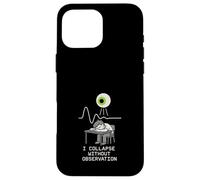 Principe d'incertitude du Chat Meme Schrödinger Physique quantique Coque pour iPhone 16 Pro Max
