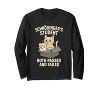 Principe d'incertitude du Chat Meme Schrödinger Physique quantique Manche Longue