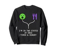 Principe d'incertitude du Chat Meme Schrödinger Physique quantique Sweatshirt