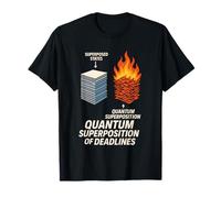 Principe d'incertitude du Chat Meme Schrödinger Physique quantique T-Shirt
