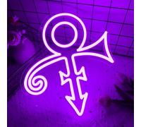 Principe Porpora Symbole LED Signal de néon pour la décoration de la paret USB Luminosité réglable Soggiorno Bar Pub Club Réunions Art Décorazione della parete