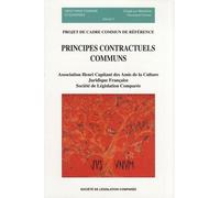Principes Contractuels Communs - Projet De Cadre Commun De Référence