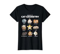 Principes de Base de la géométrie des Chats Conception de Formes de Chats Amusantes T-Shirt Graphique avec Valeur