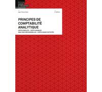 Principes de comptabilité analytique