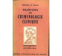 Principes de criminologie clinique