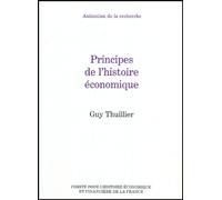 Principes De L'histoire Économique
